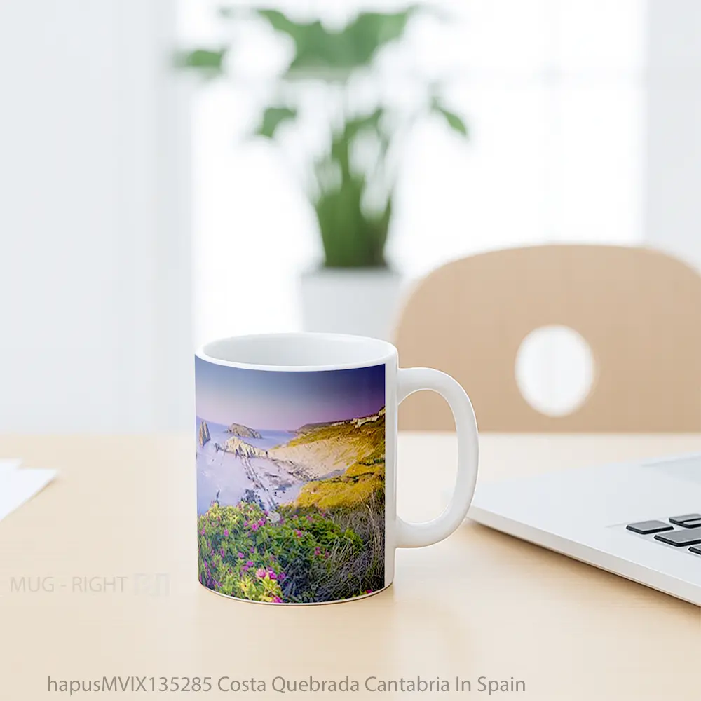 Mug Costa Quebrada Cantabria In Spain Gelas Keramik Unik - All-side / Desain