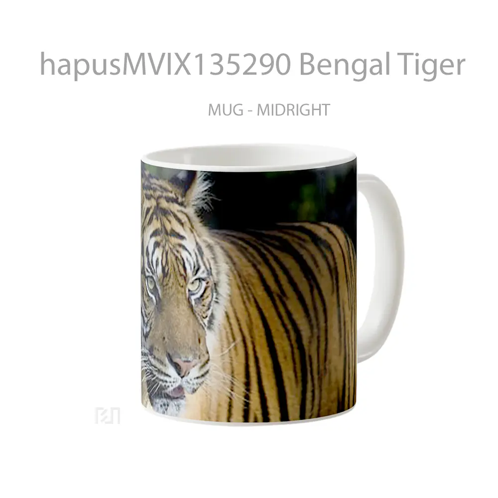 Mug Bengal Tiger Gelas Hewan Lucu - All-side / Desain