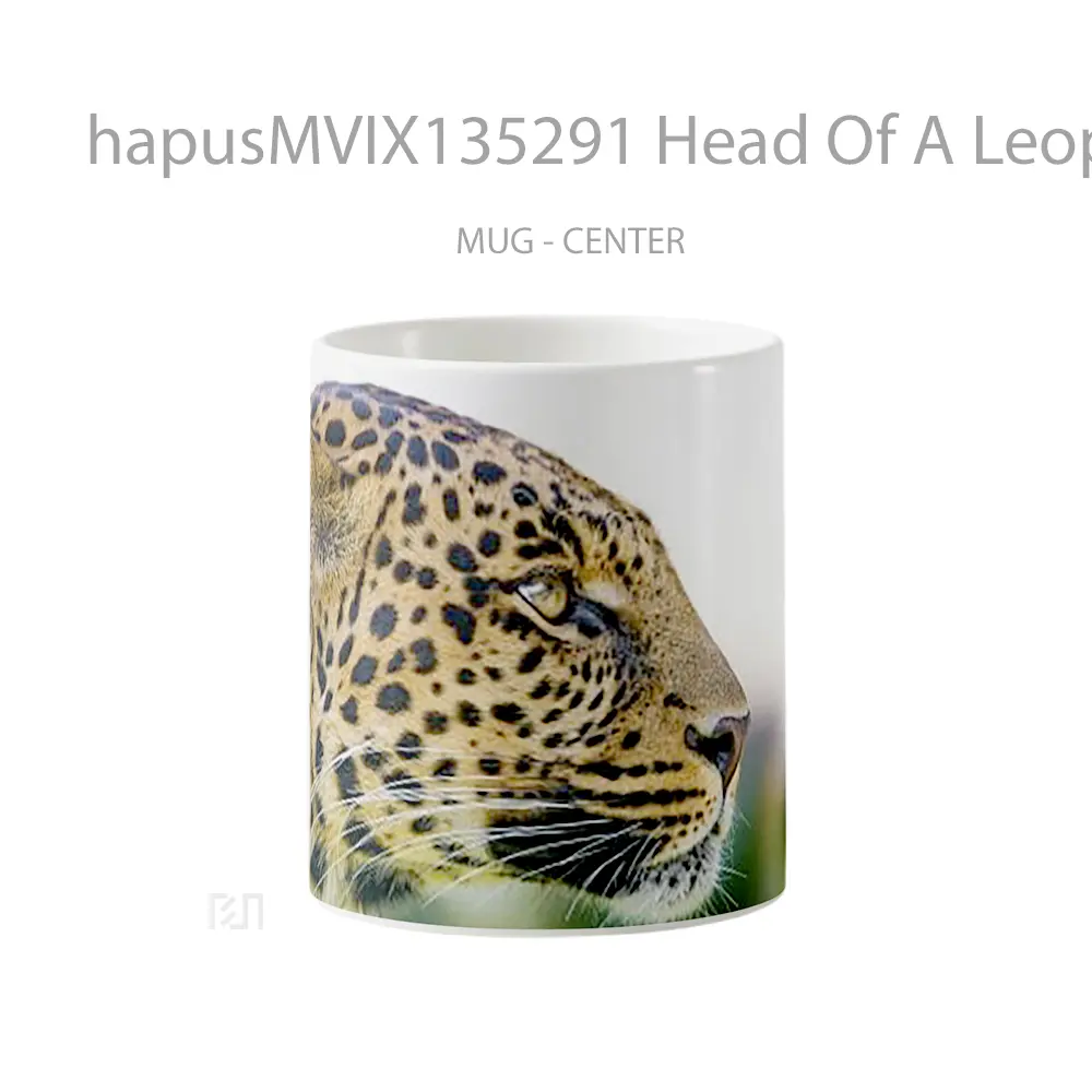Mug Head Of A Leopard Gelas Keramik Unik
