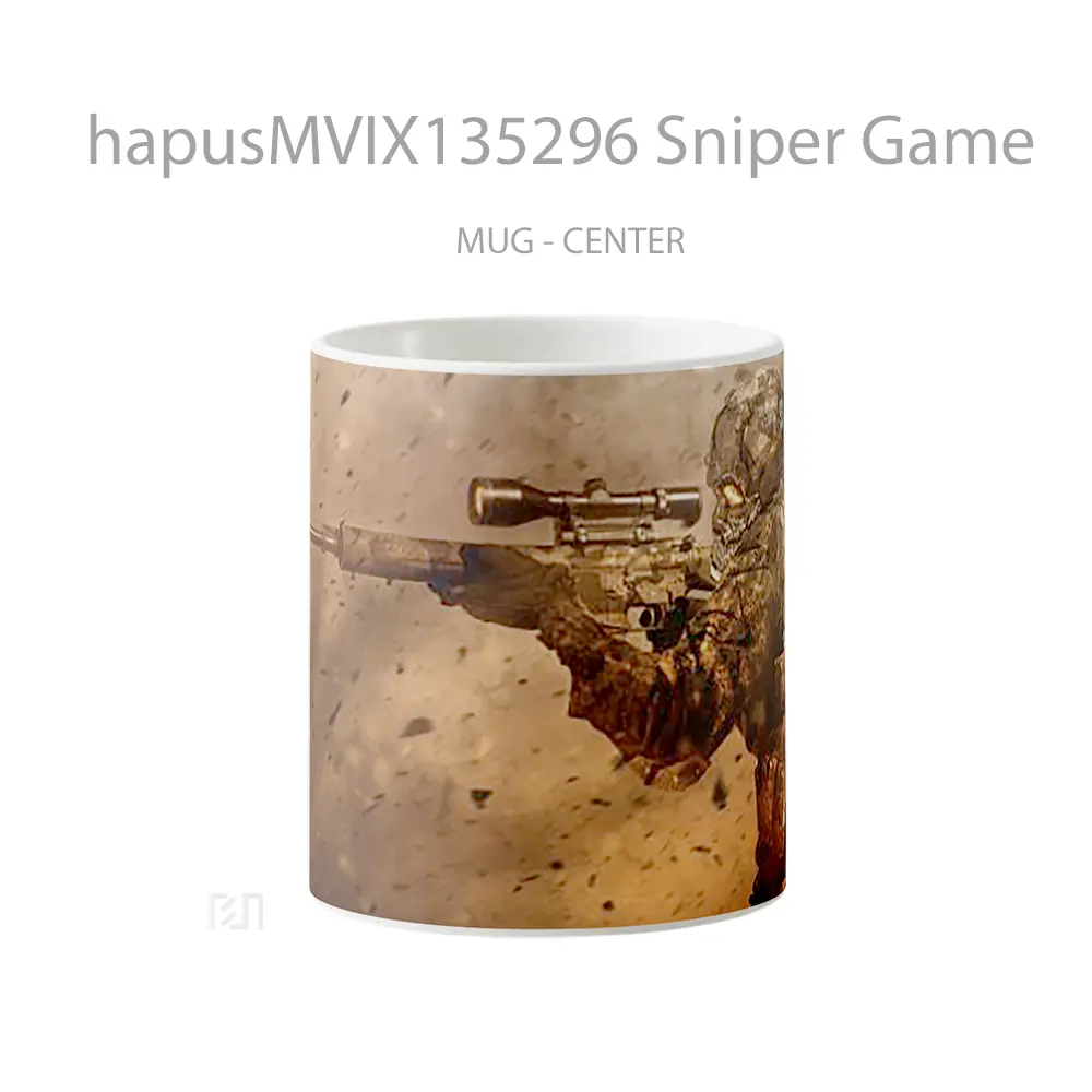 Mug Sniper Game Cangkir Gamer