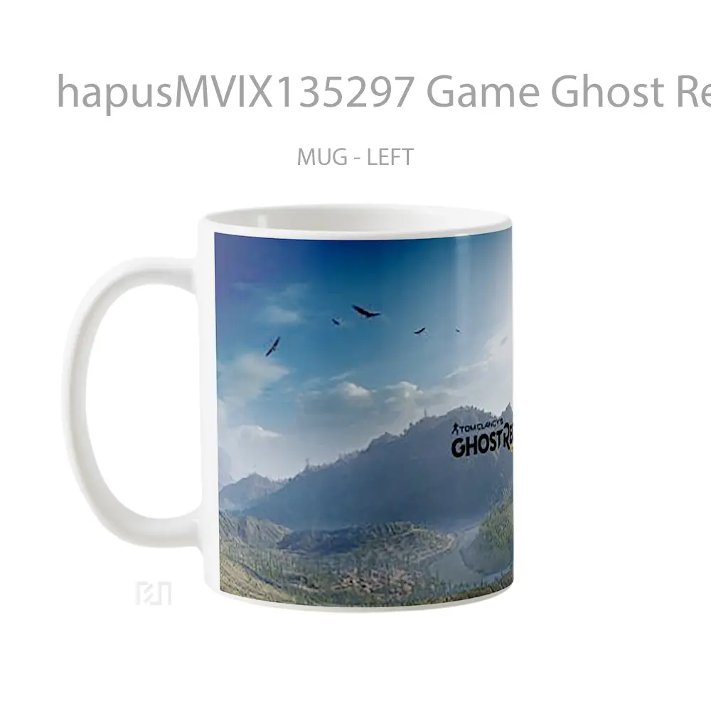Mug Game Ghost Recon Wildlands Cangkir Gamer - All-side / Desain