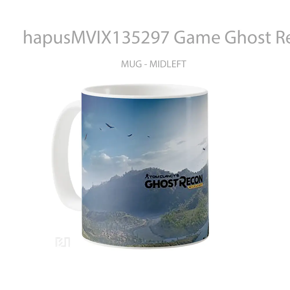 Mug Game Ghost Recon Wildlands Cangkir Gamer - All-side / Desain