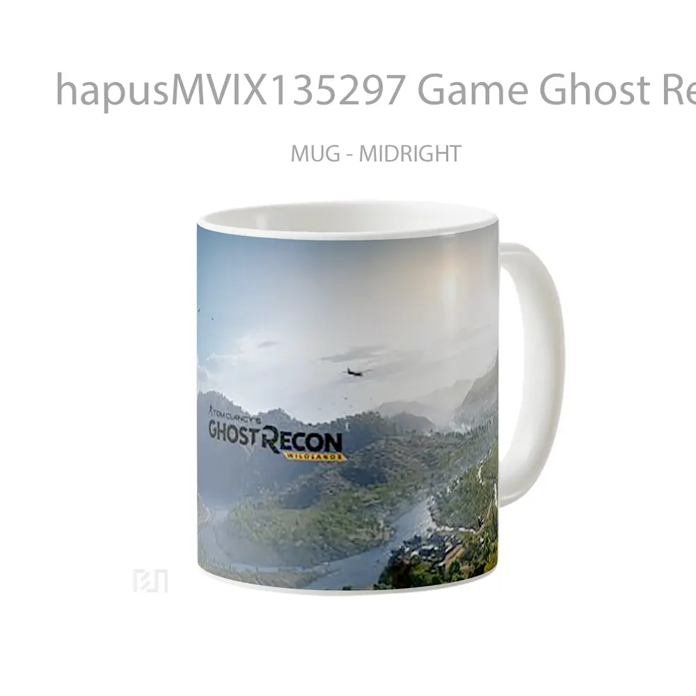 Mug Game Ghost Recon Wildlands Cangkir Gamer - All-side / Desain