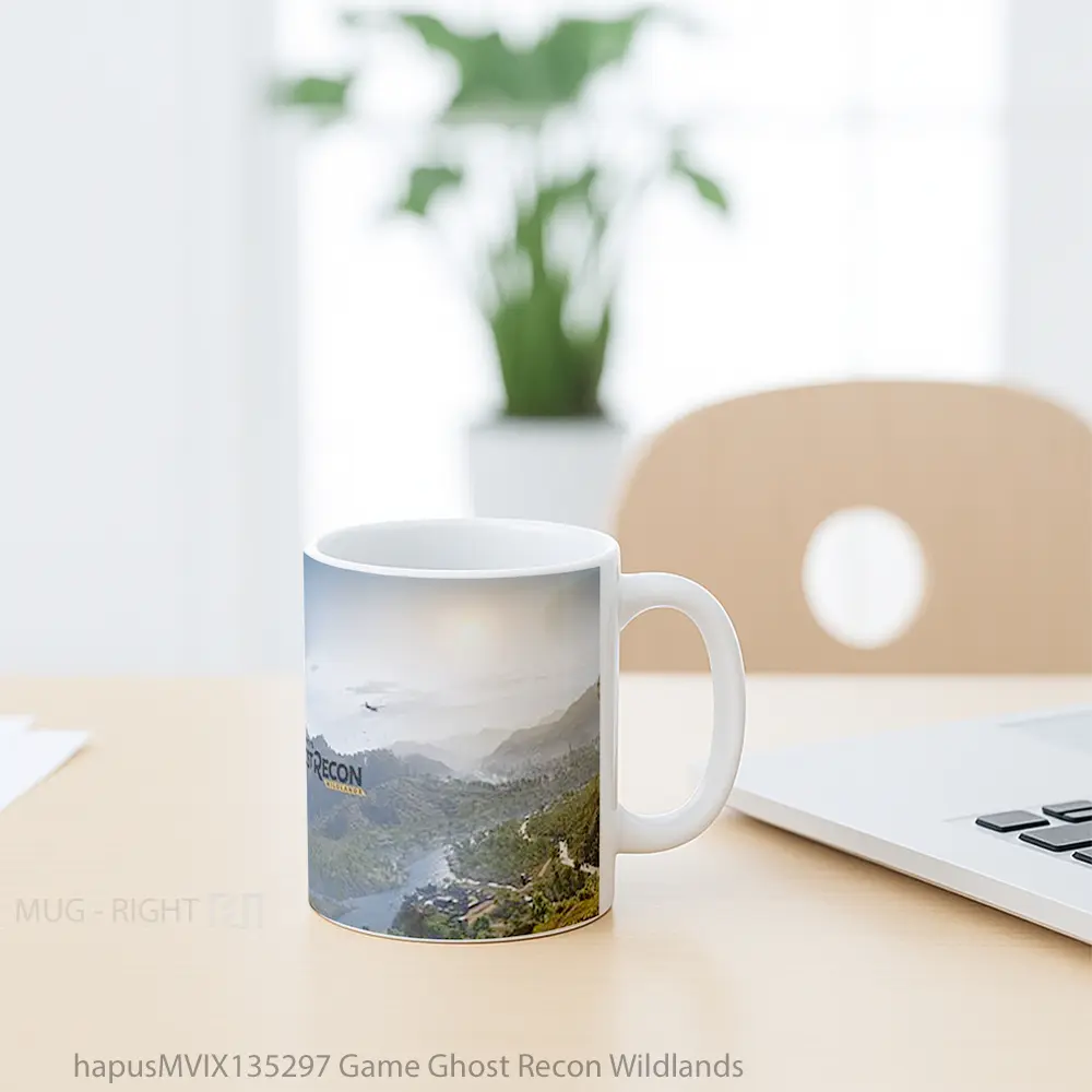 Mug Game Ghost Recon Wildlands Cangkir Gamer - All-side / Desain