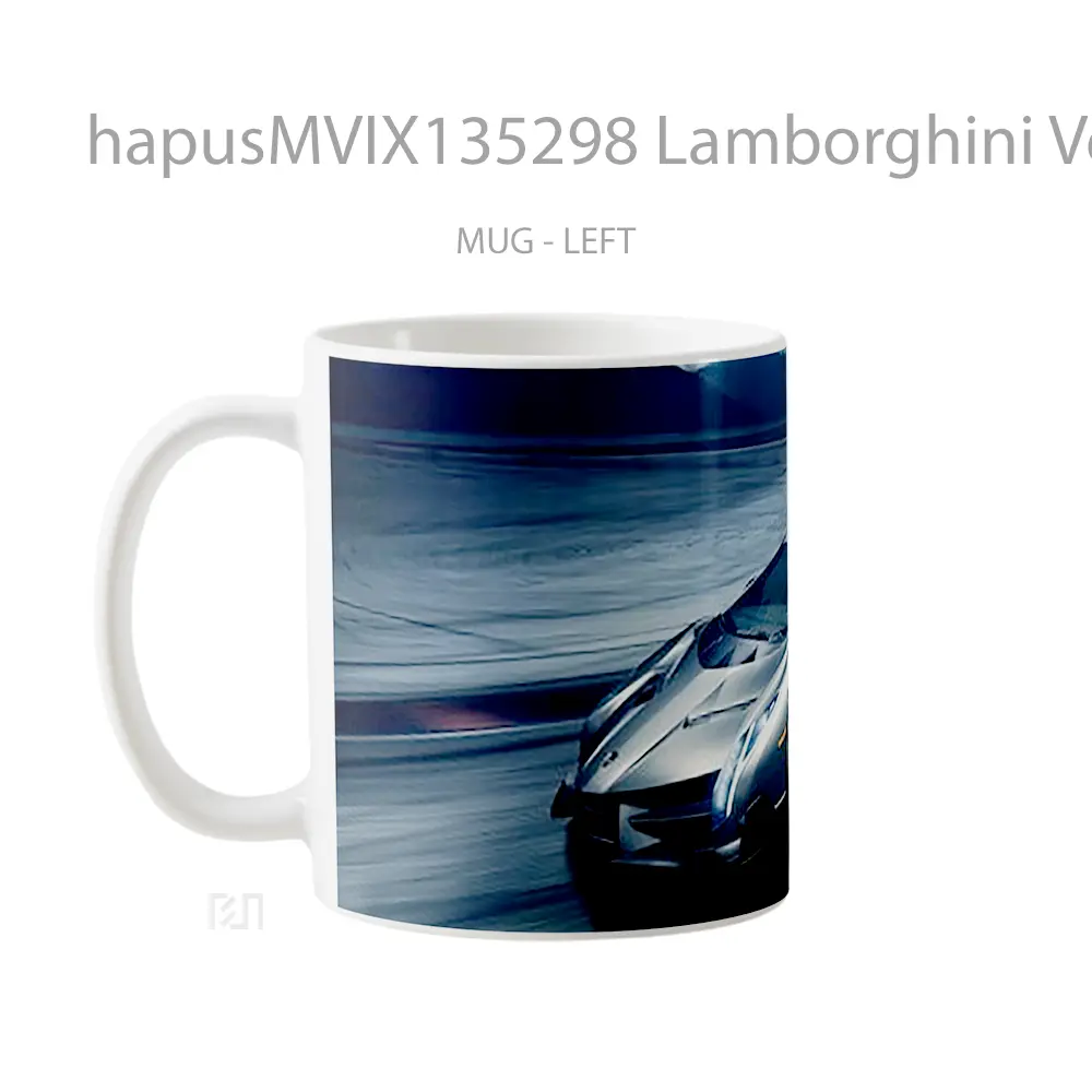 Mug Lamborghini Veneno Supercar Cangkir Mobil - All-side / Desain