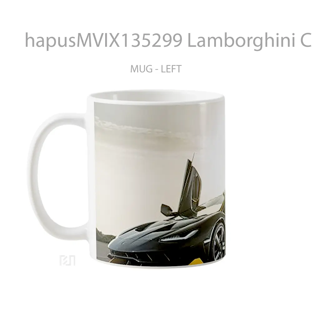 Mug Lamborghini Centenario Hypercar Cangkir Mobil - All-side / Desain