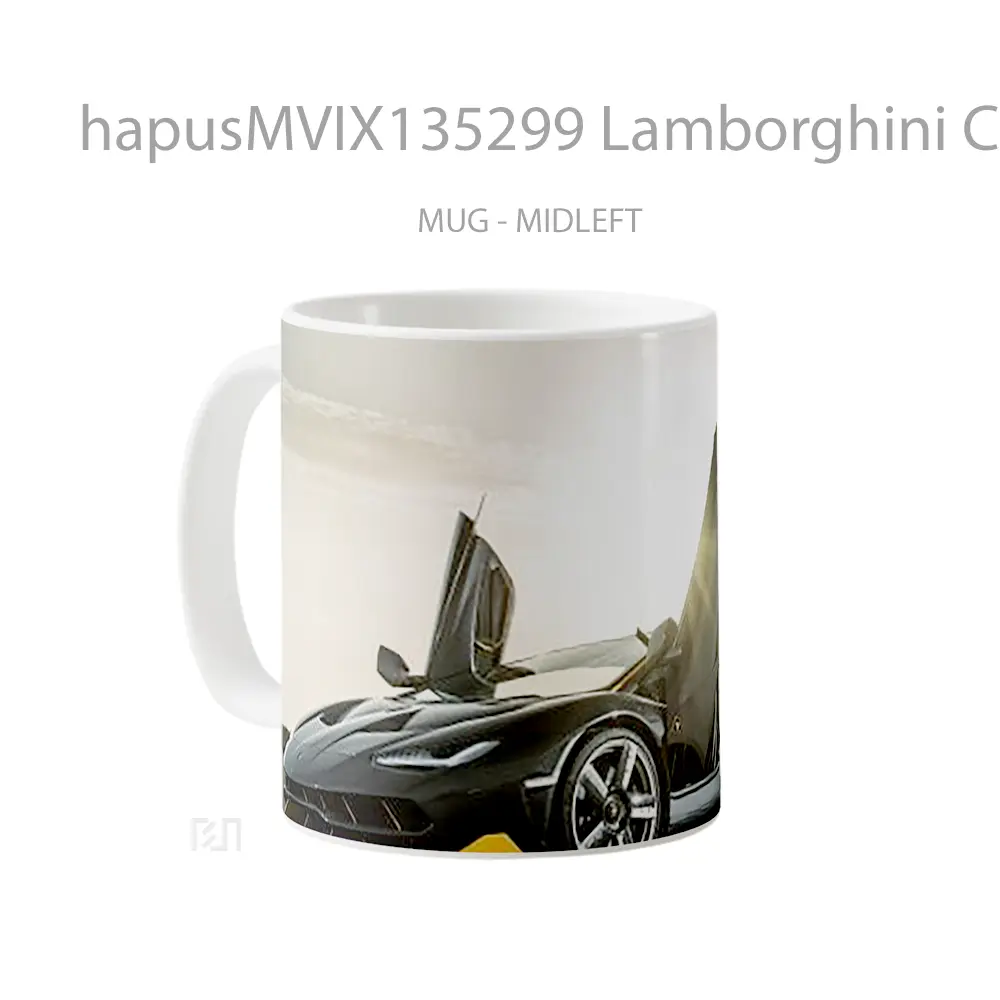 Mug Lamborghini Centenario Hypercar Cangkir Mobil - All-side / Desain