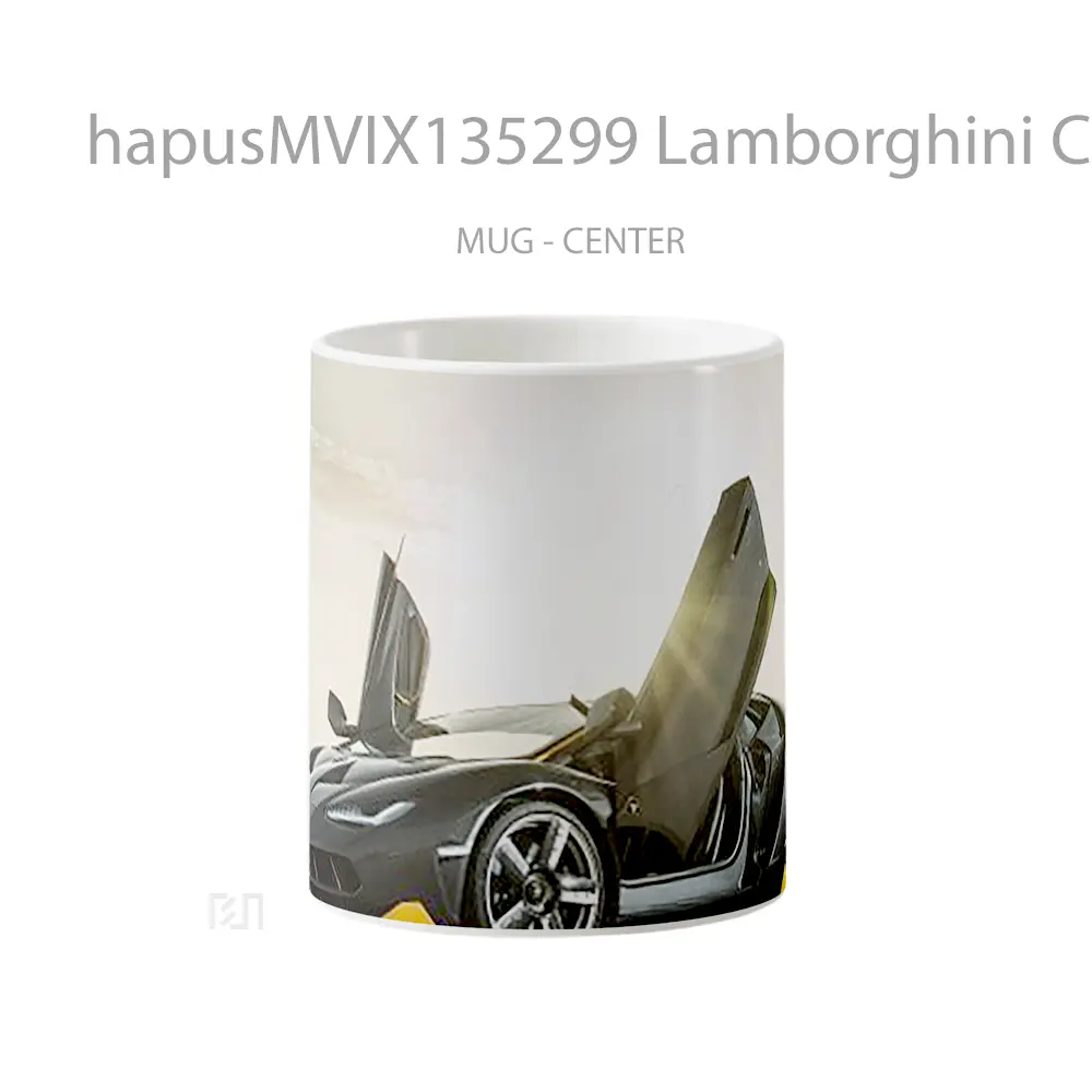 Mug Lamborghini Centenario Hypercar Cangkir Mobil