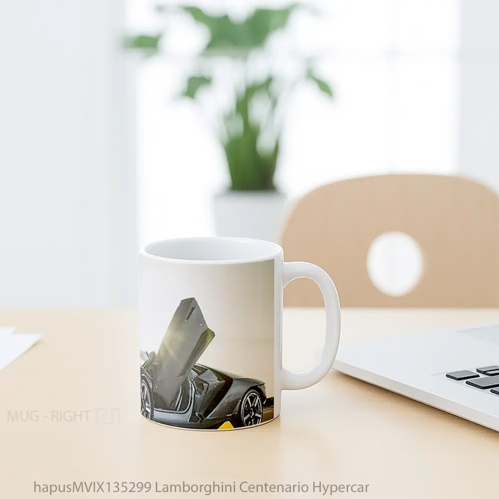 Mug Lamborghini Centenario Hypercar Cangkir Mobil - All-side / Desain