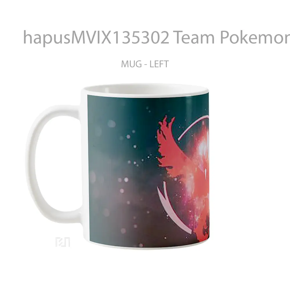 Mug Team Pokemon Go Value Cangkir Anime - All-side / Desain