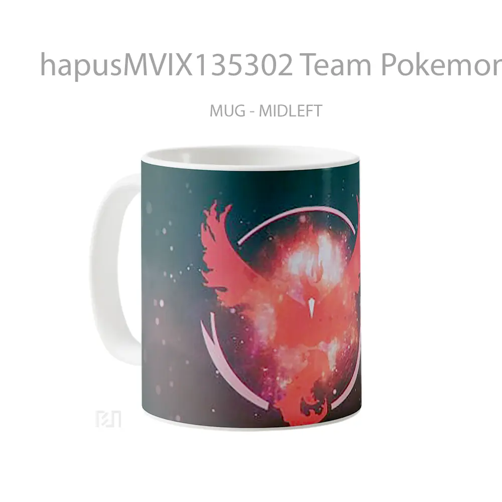 Mug Team Pokemon Go Value Cangkir Anime - All-side / Desain