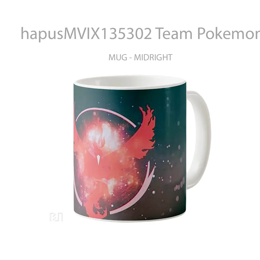 Mug Team Pokemon Go Value Cangkir Anime - All-side / Desain