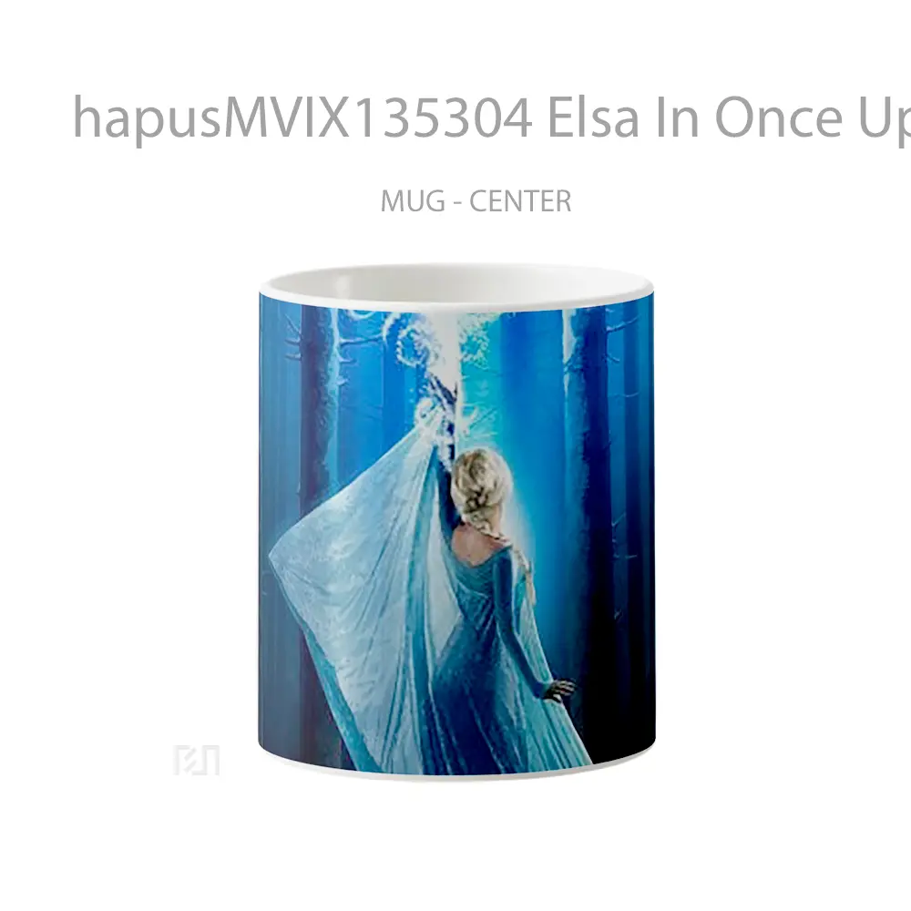 Mug Elsa In Once Upon A Time Gelas Keramik Unik