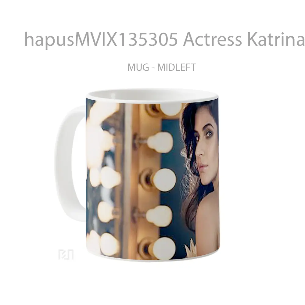 Mug Actress Katrina Kaif Gelas Keramik Unik - All-side / Desain