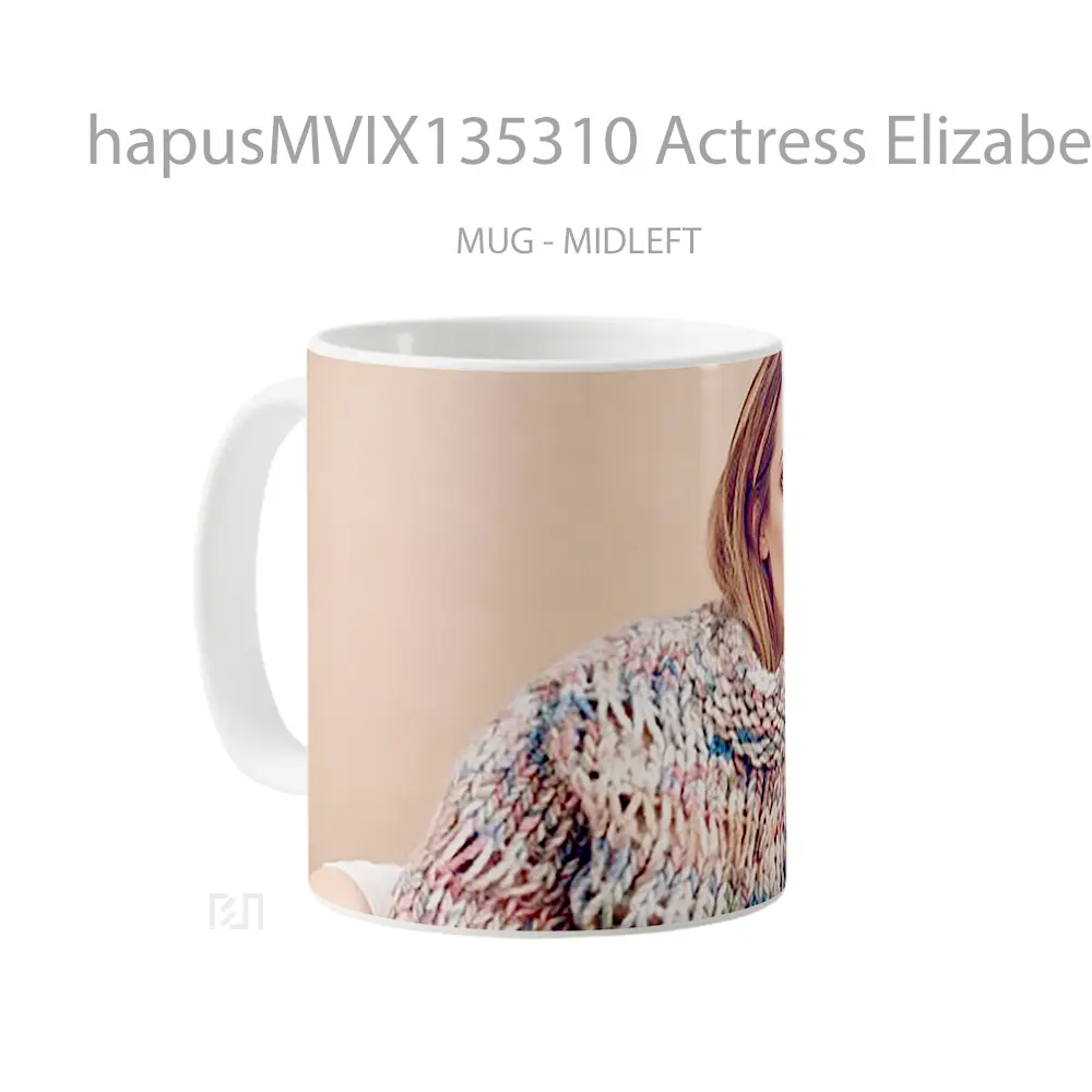 Mug Actress Elizabeth Olsen Gelas Keramik Unik - All-side / Desain