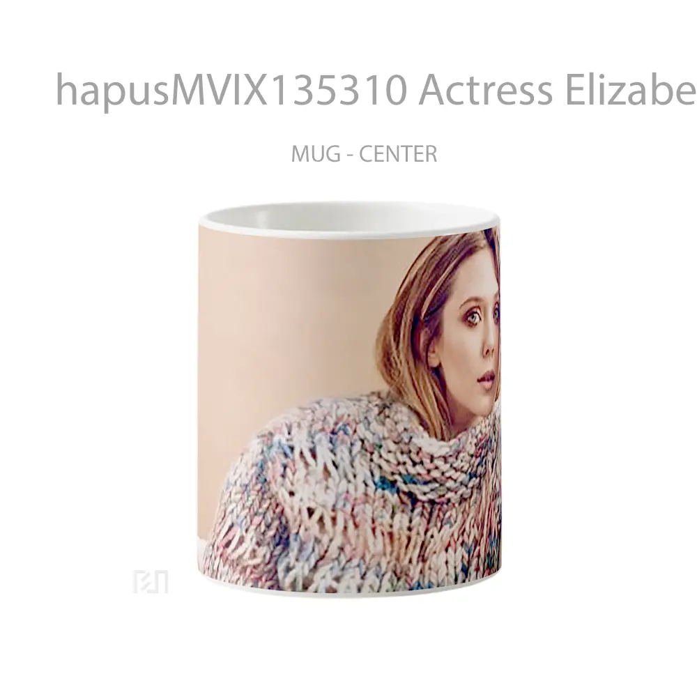 Mug Actress Elizabeth Olsen Gelas Keramik Unik