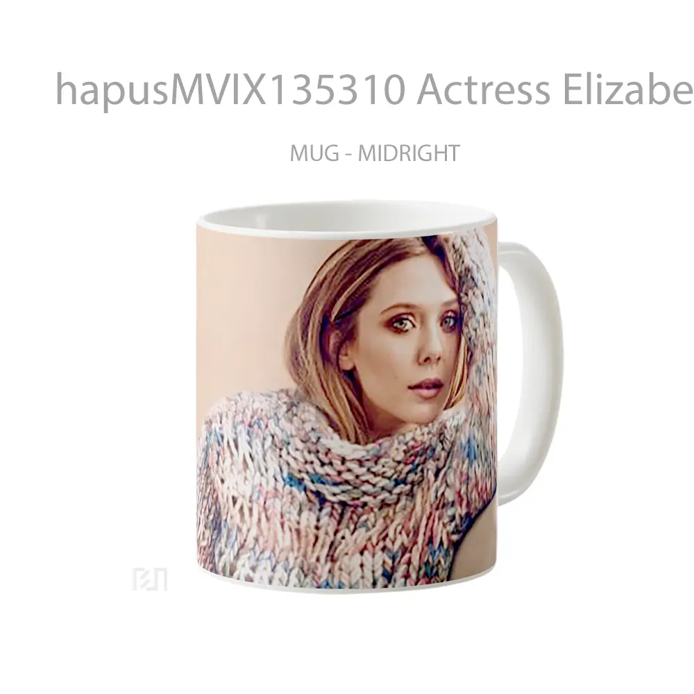 Mug Actress Elizabeth Olsen Gelas Keramik Unik - All-side / Desain