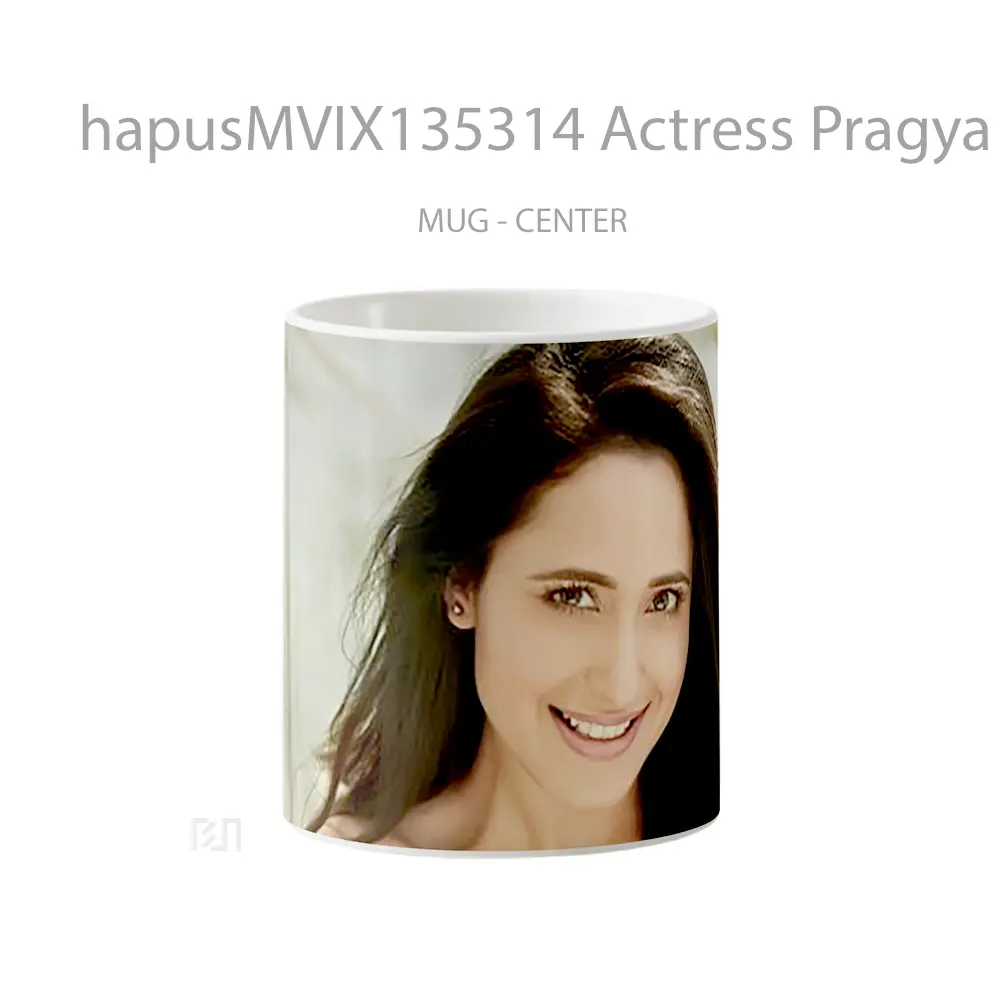 Mug Actress Pragya Jaiswal Gelas Keramik Unik