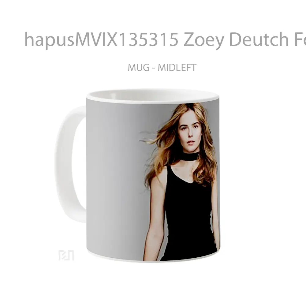 Mug Zoey Deutch For Just Jared Gelas Keramik Unik - All-side / Desain