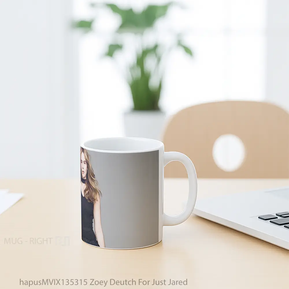 Mug Zoey Deutch For Just Jared Gelas Keramik Unik - All-side / Desain
