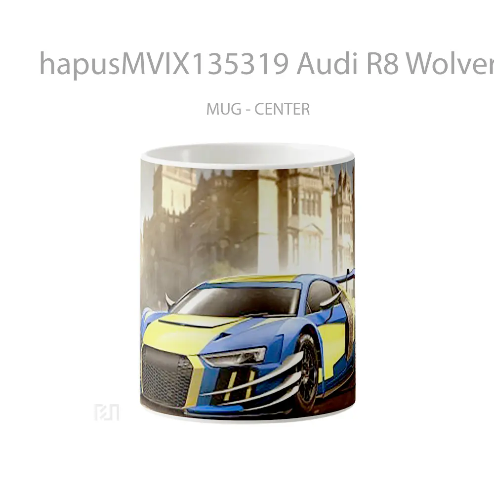 Mug Audi R8 Wolverine Gelas Superhero