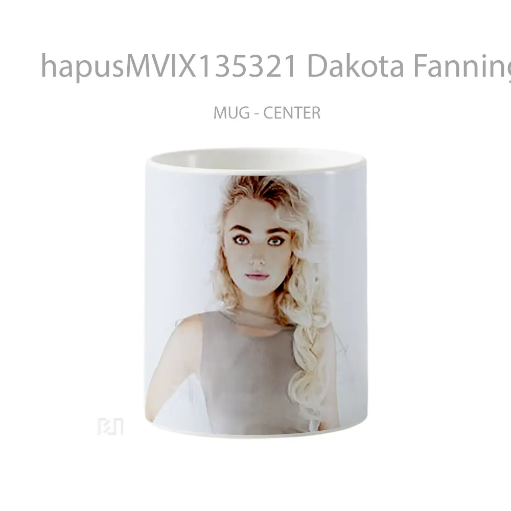 Mug Dakota Fanning V2 Gelas Keramik Unik