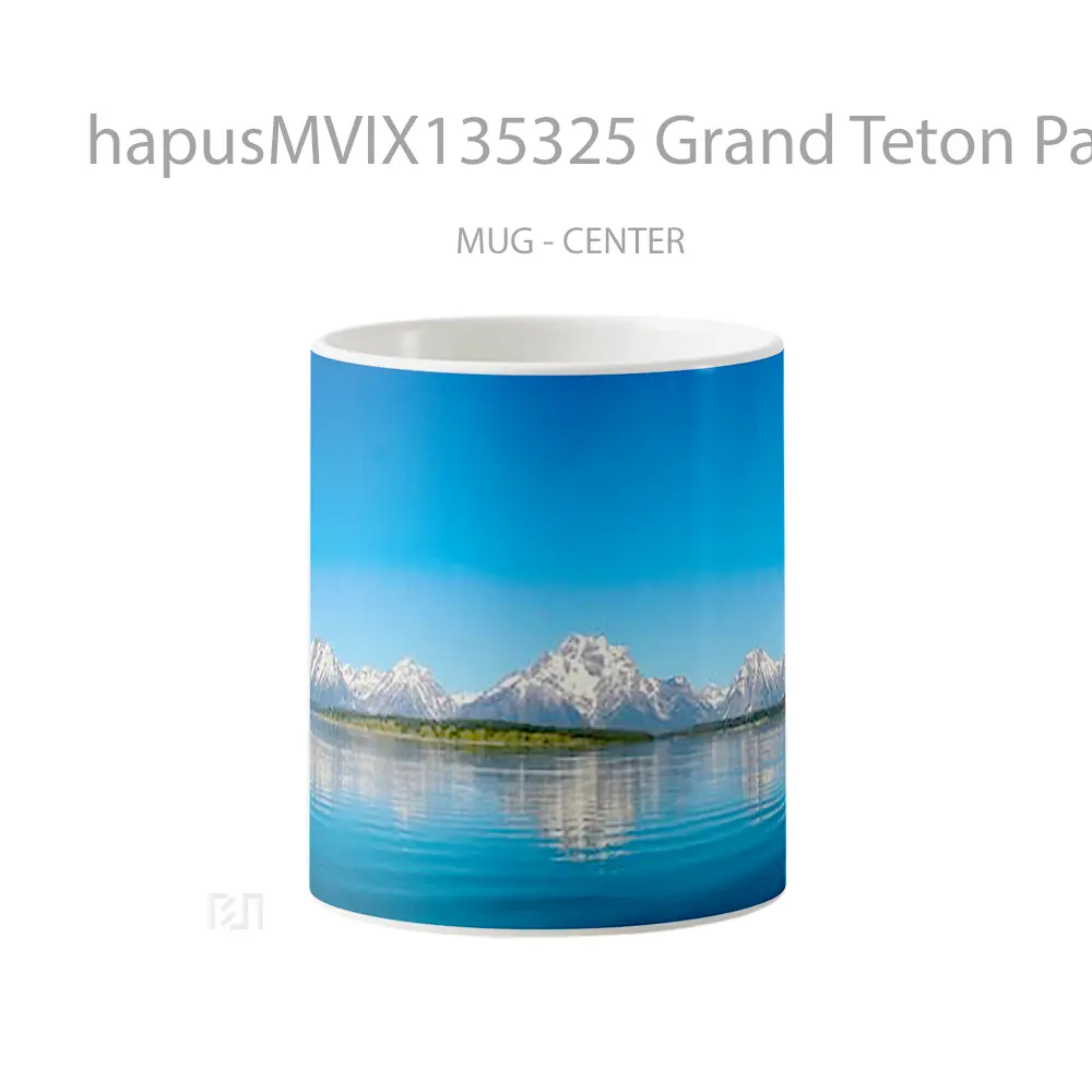 Mug Grand Teton Park Mountains Gelas Pemandangan Alam