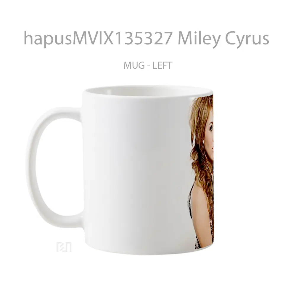 Mug Miley Cyrus Gelas Selebriti - All-side / Desain