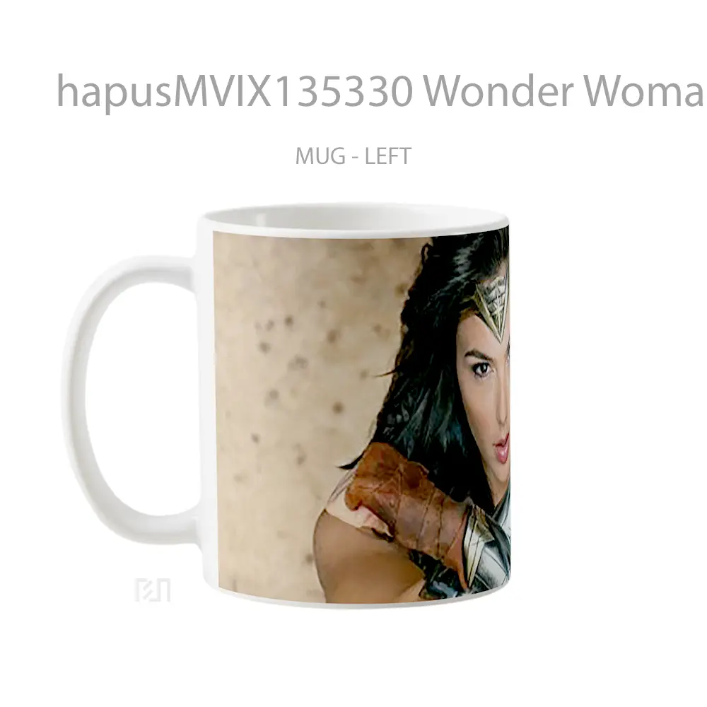 Mug Wonder Woman V1 Gelas Superhero - All-side / Desain