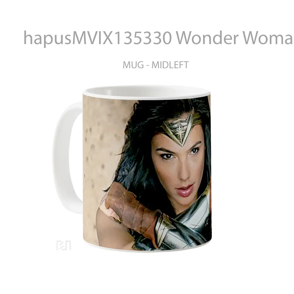 Mug Wonder Woman V1 Gelas Superhero - All-side / Desain