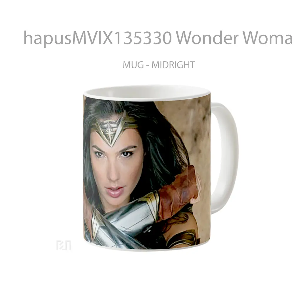 Mug Wonder Woman V1 Gelas Superhero - All-side / Desain