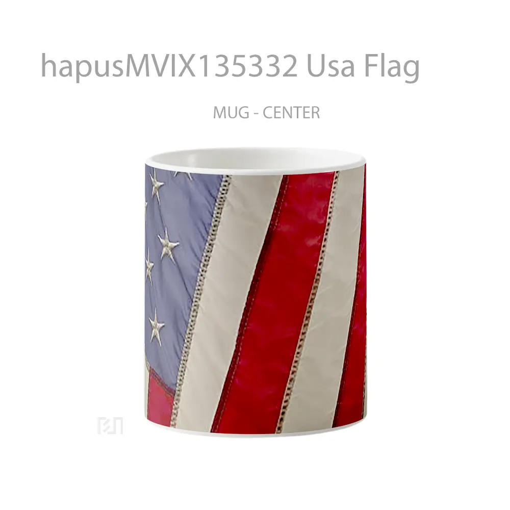 Mug Usa Flag Gelas Keramik Unik
