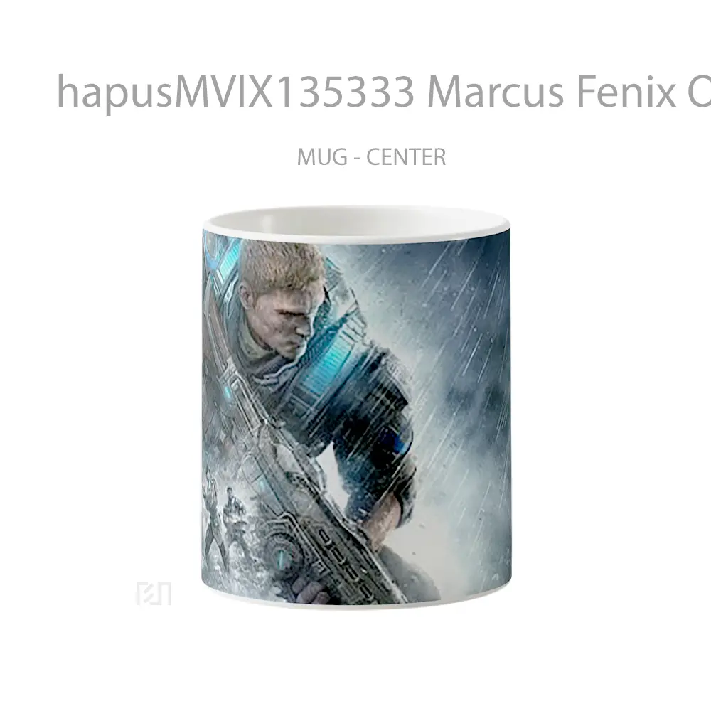 Mug Marcus Fenix Of Gears Of War 4 Gelas Keramik Unik