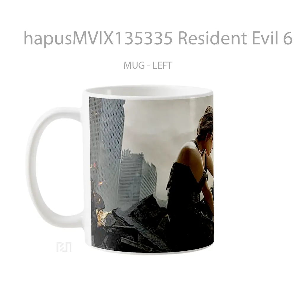 Mug Resident Evil 6 The Final Chapter Cangkir Gamer - All-side / Desain