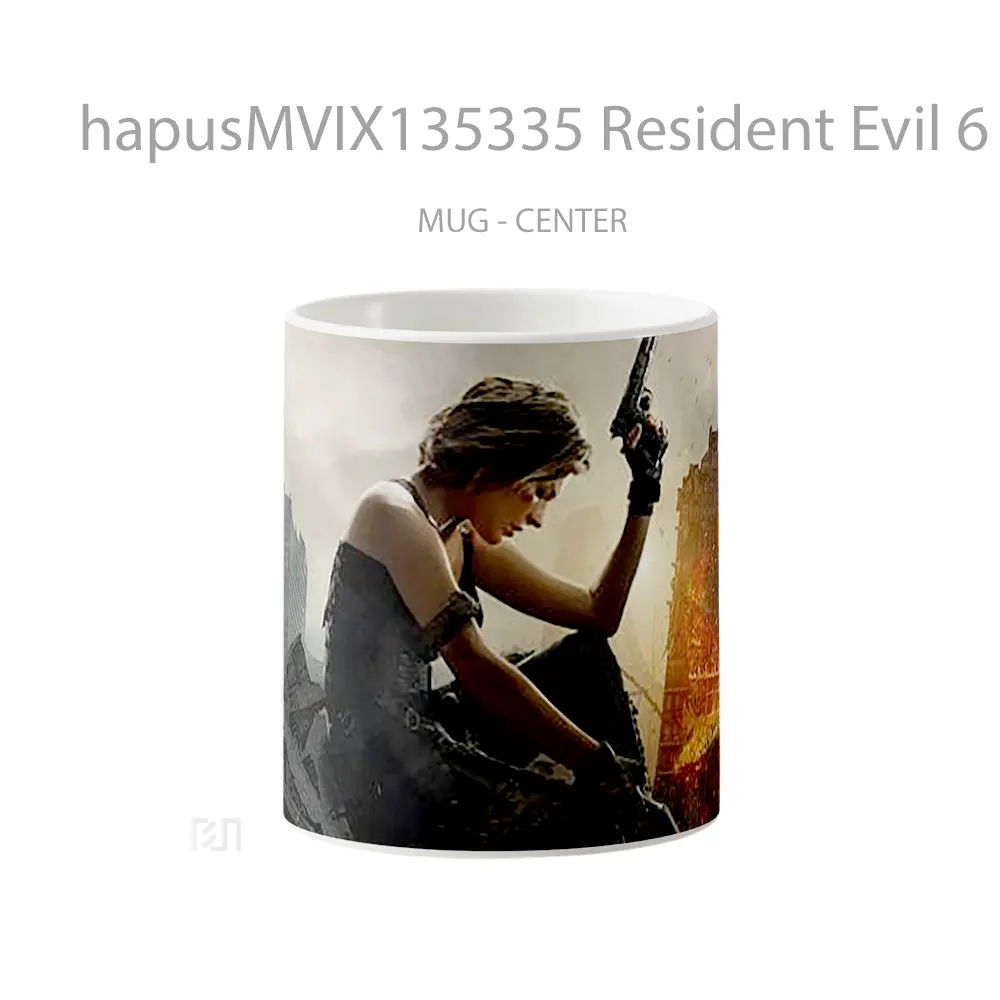 Mug Resident Evil 6 The Final Chapter Cangkir Gamer