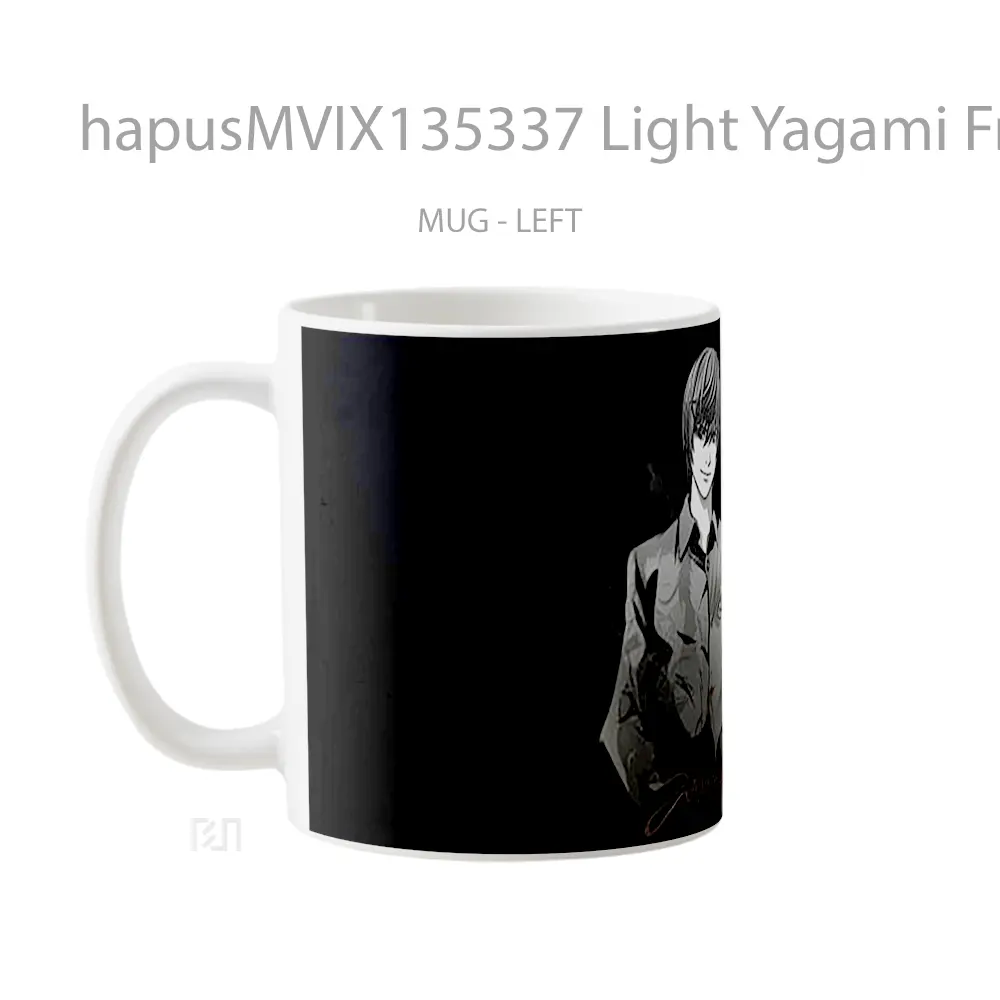 Mug Light Yagami From Death Note V1 Gelas Keramik Unik - All-side / Desain
