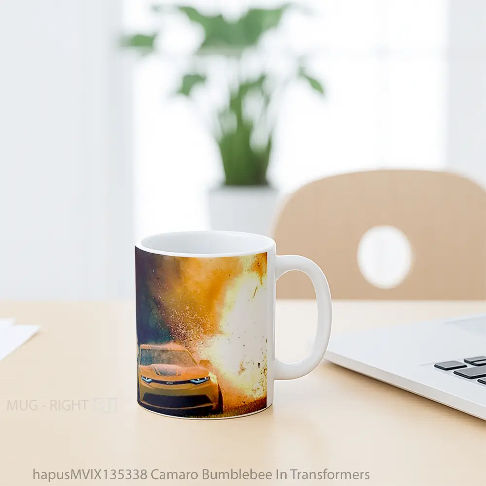 Mug Camaro Bumblebee In Transformers Cangkir Mobil - All-side / Desain