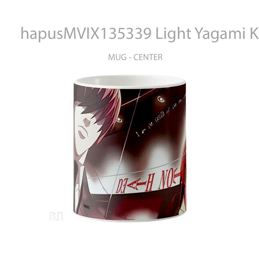 Mug Light Yagami Kira From Death Note Gelas Keramik Unik