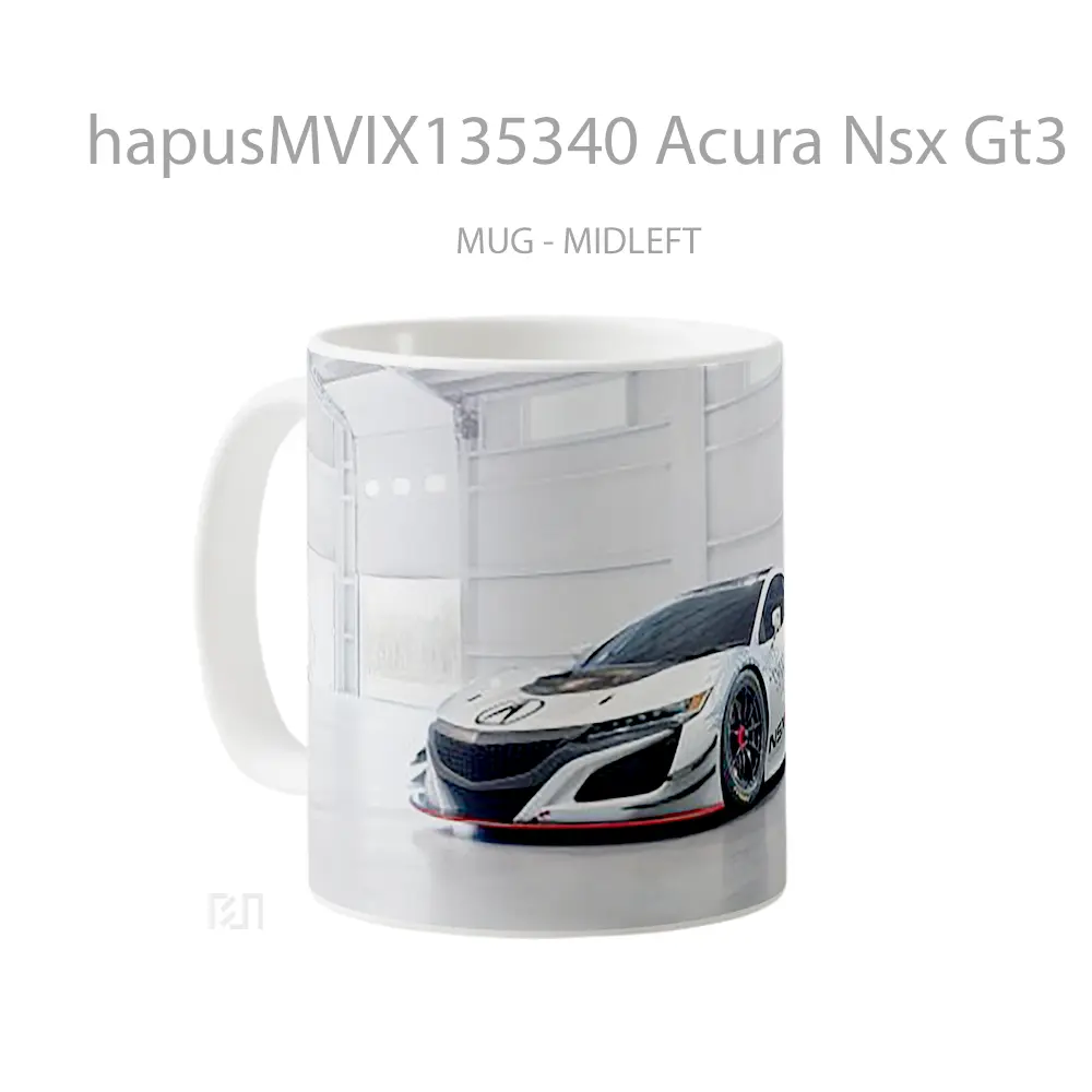 Mug Acura Nsx Gt3 Gelas Keramik Unik - All-side / Desain