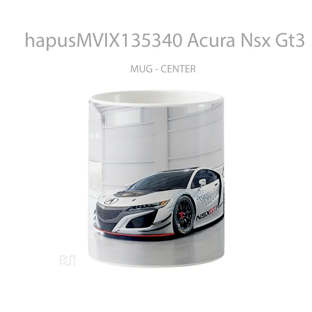 Mug Acura Nsx Gt3 Gelas Keramik Unik