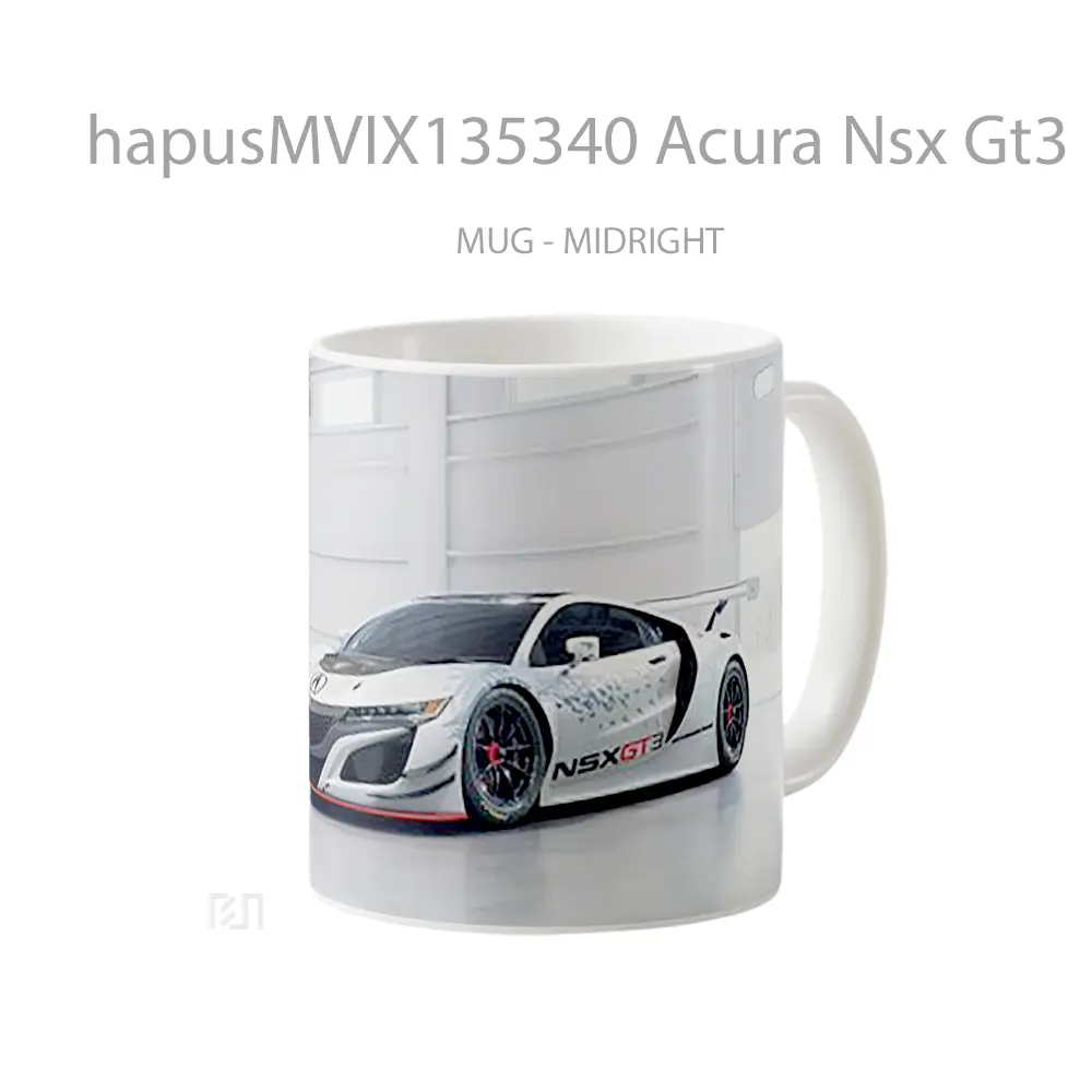 Mug Acura Nsx Gt3 Gelas Keramik Unik - All-side / Desain