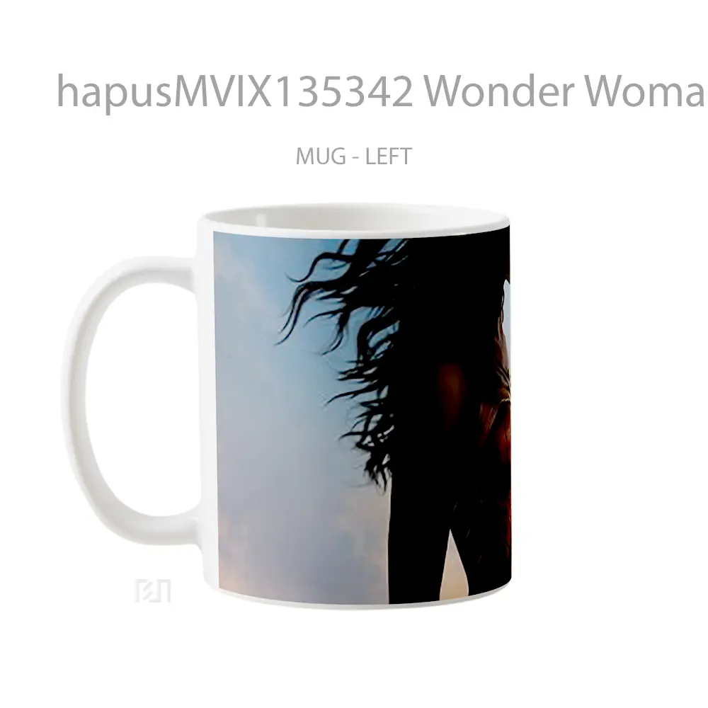 Mug Wonder Woman V2 Gelas Superhero - All-side / Desain