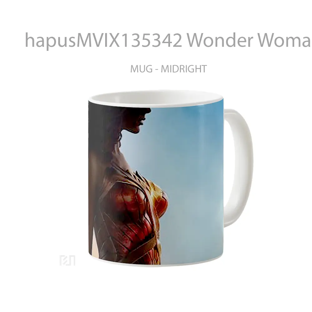 Mug Wonder Woman V2 Gelas Superhero - All-side / Desain