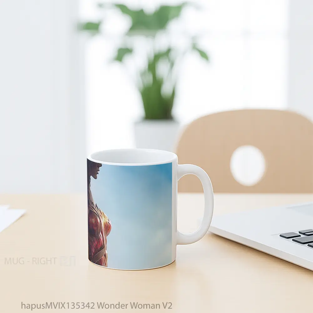 Mug Wonder Woman V2 Gelas Superhero - All-side / Desain