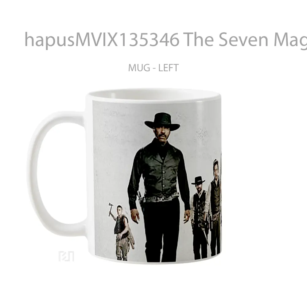 Mug The Seven Magnificents Gelas Keramik Unik - All-side / Desain
