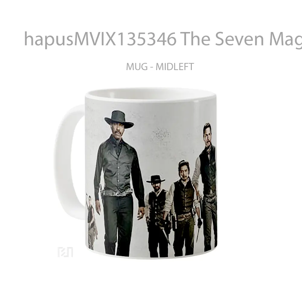 Mug The Seven Magnificents Gelas Keramik Unik - All-side / Desain