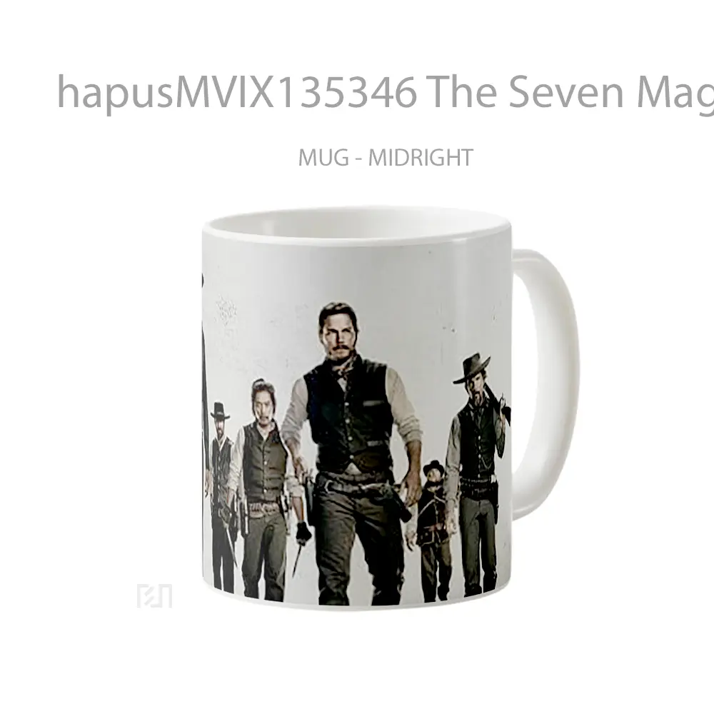 Mug The Seven Magnificents Gelas Keramik Unik - All-side / Desain
