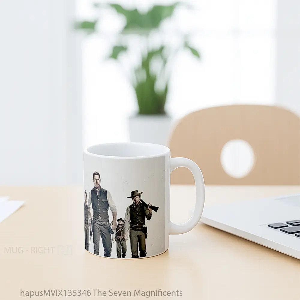 Mug The Seven Magnificents Gelas Keramik Unik - All-side / Desain
