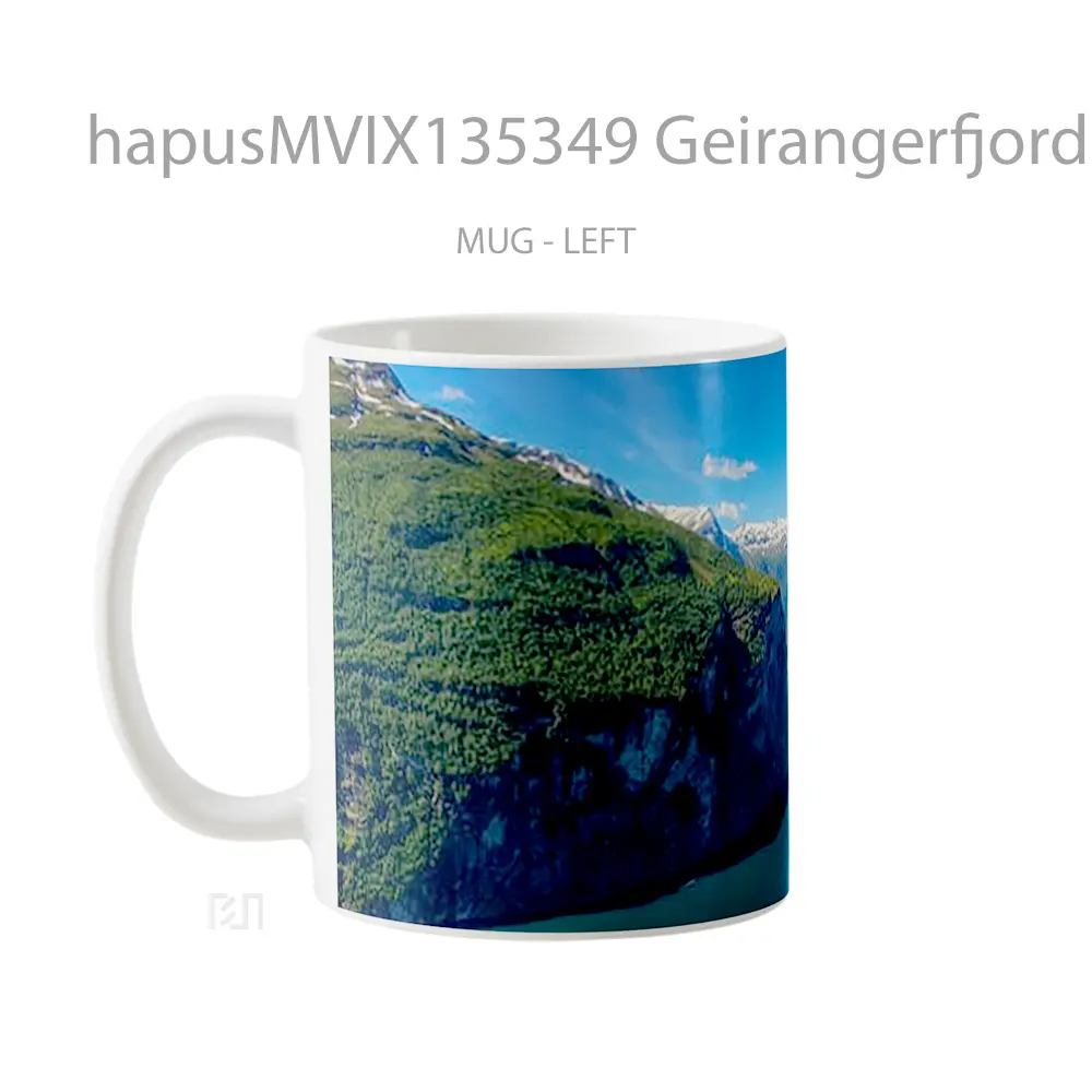 Mug Geirangerfjord Fjord In Norway Gelas Keramik Unik - All-side / Desain