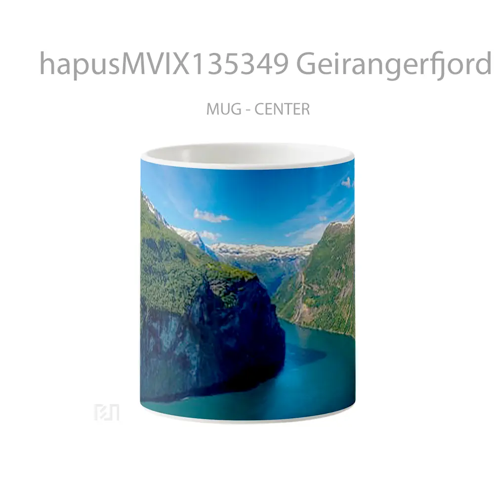 Mug Keramik Premium SNI - Mug Geirangerfjord Fjord In Norway Gelas Keramik Unik